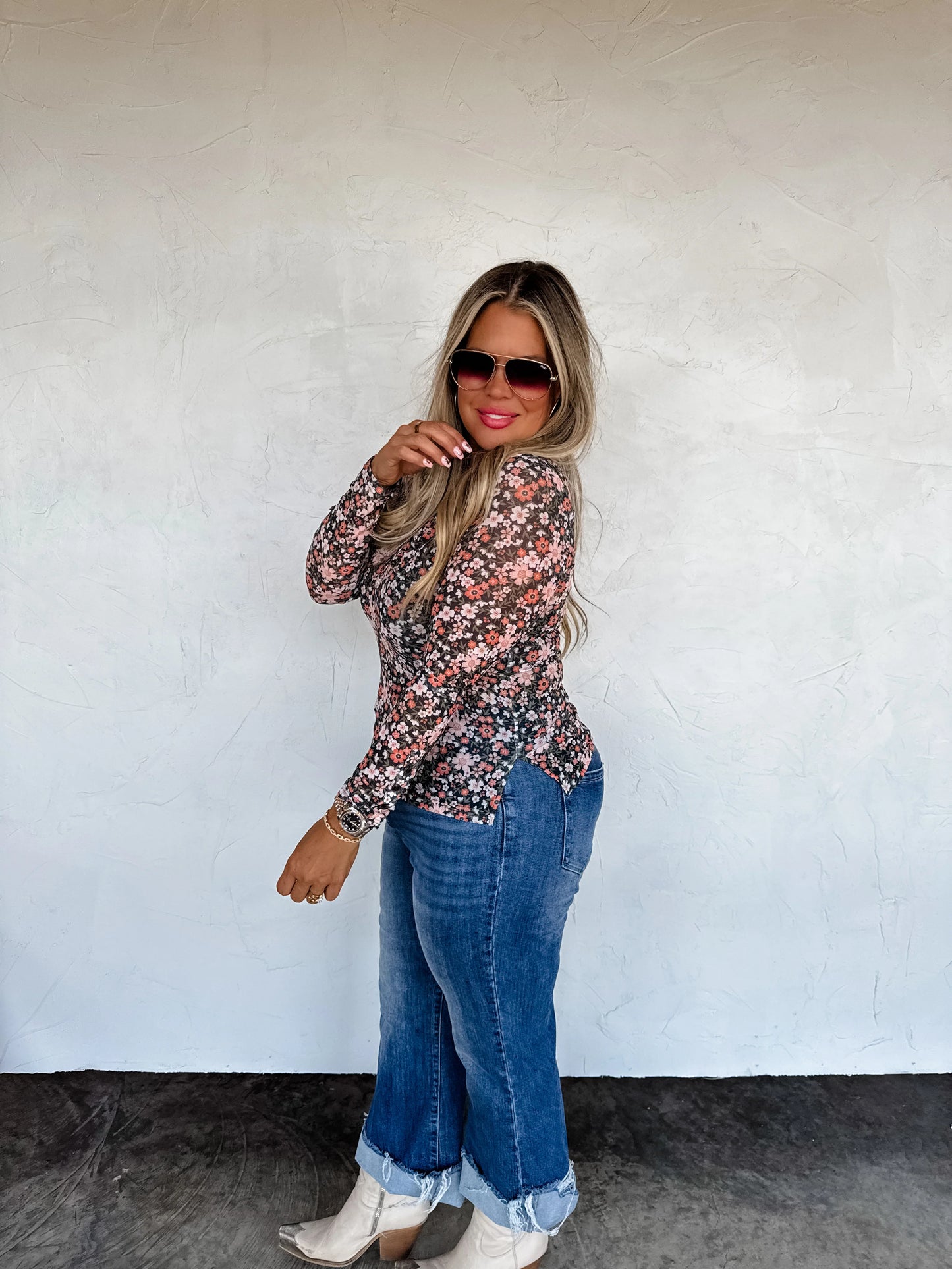 PREORDER - Annie Vneck Mesh Tops