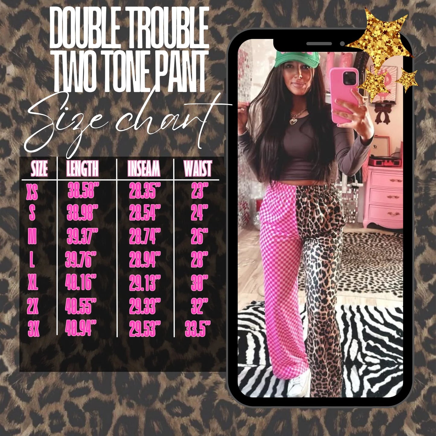 Double Trouble Split Pattern Pants