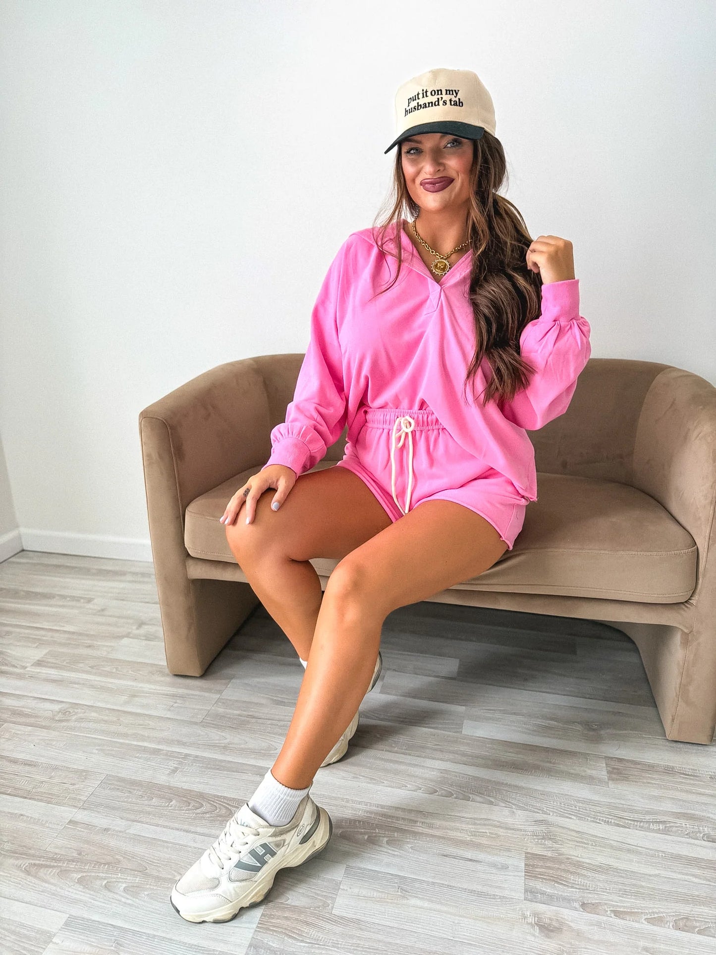 BIRDIE PREORDER - Cozy Club Pullover in Bubblegum