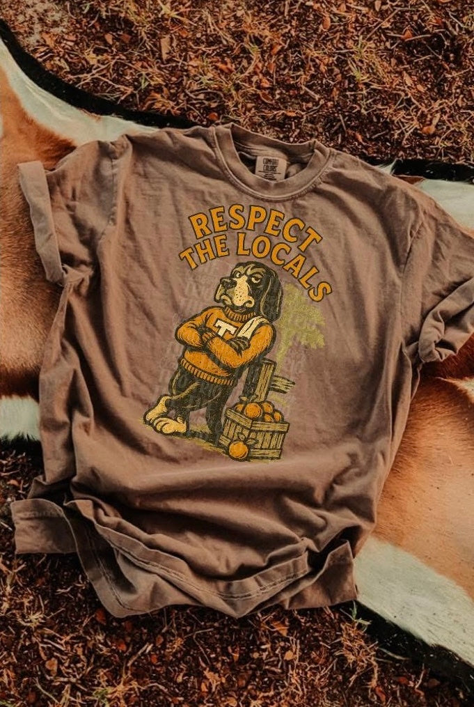 Respect the Locals Smokey Comfort Colors Tee