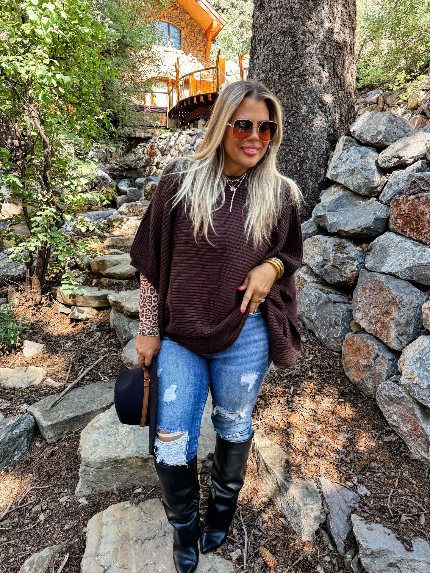 PREORDER - Fall Meg Pullover Poncho