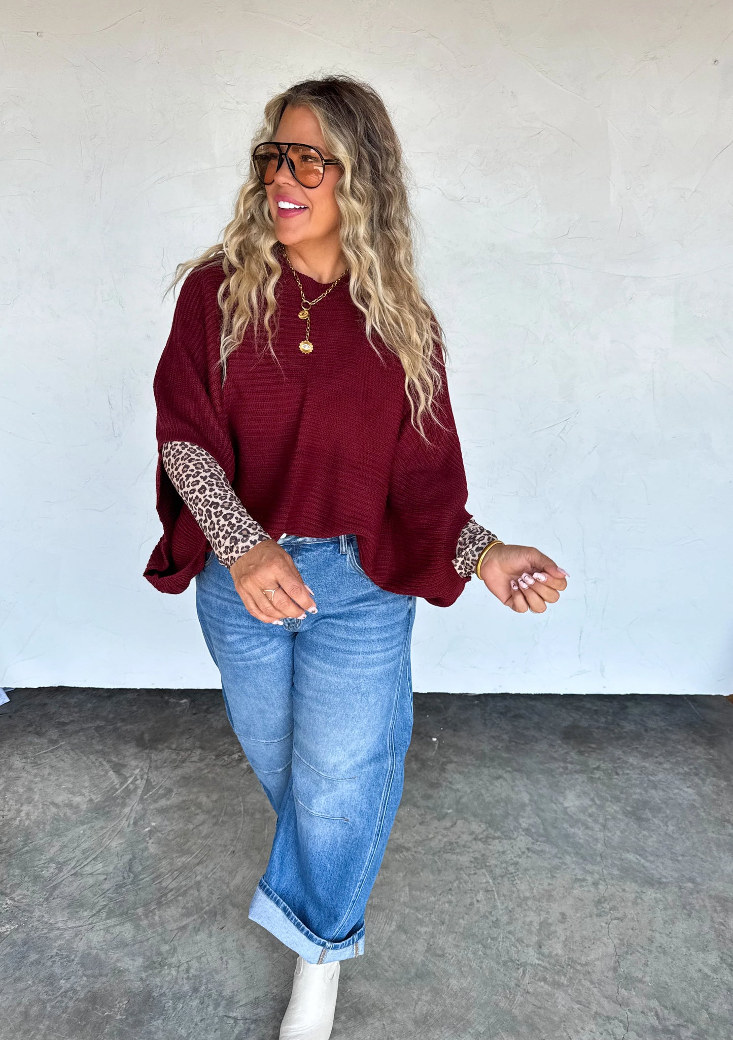 PREORDER - Fall Meg Pullover Poncho