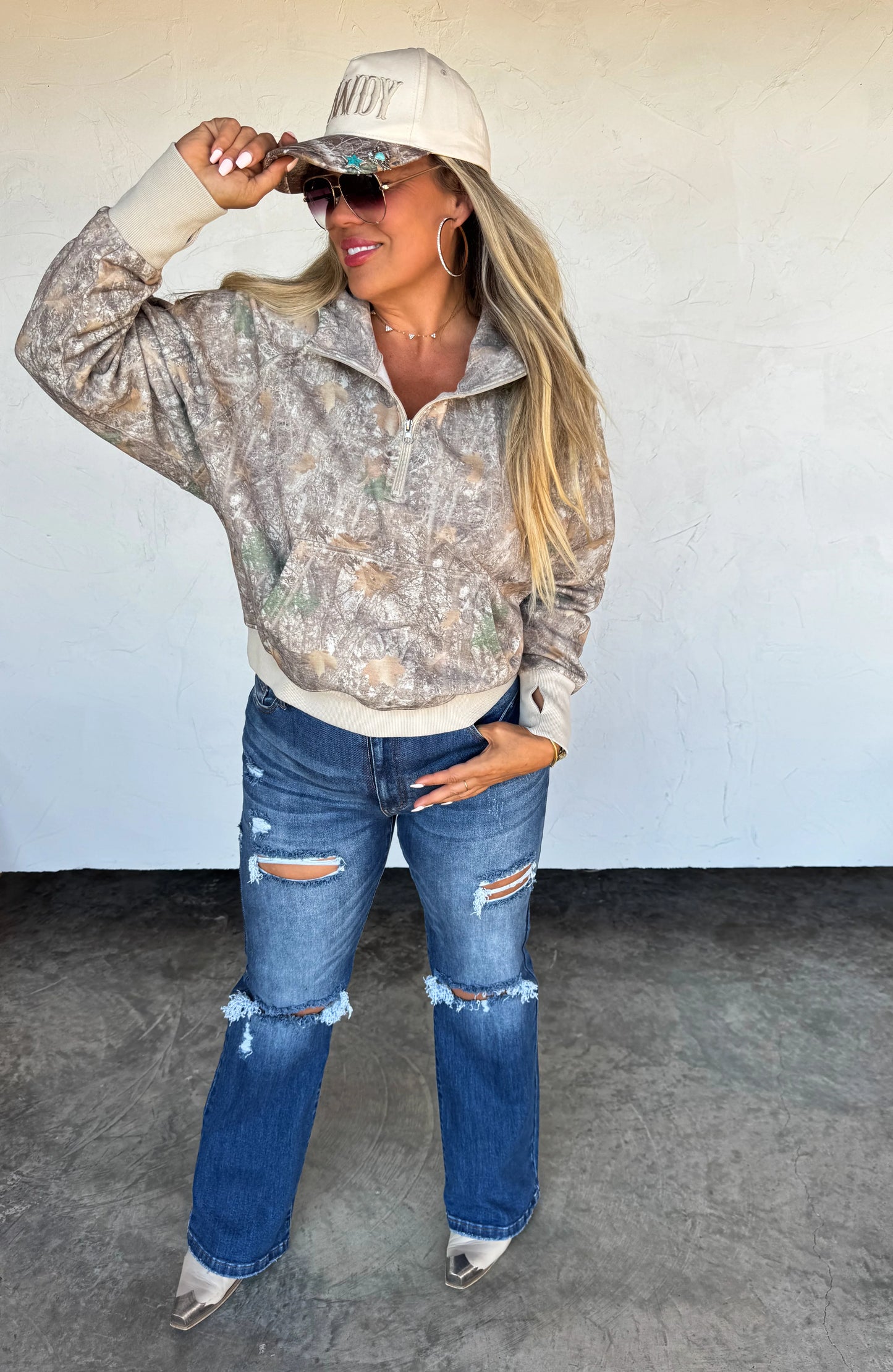 PREORDER - Camo Woods Easy Does It Pullover