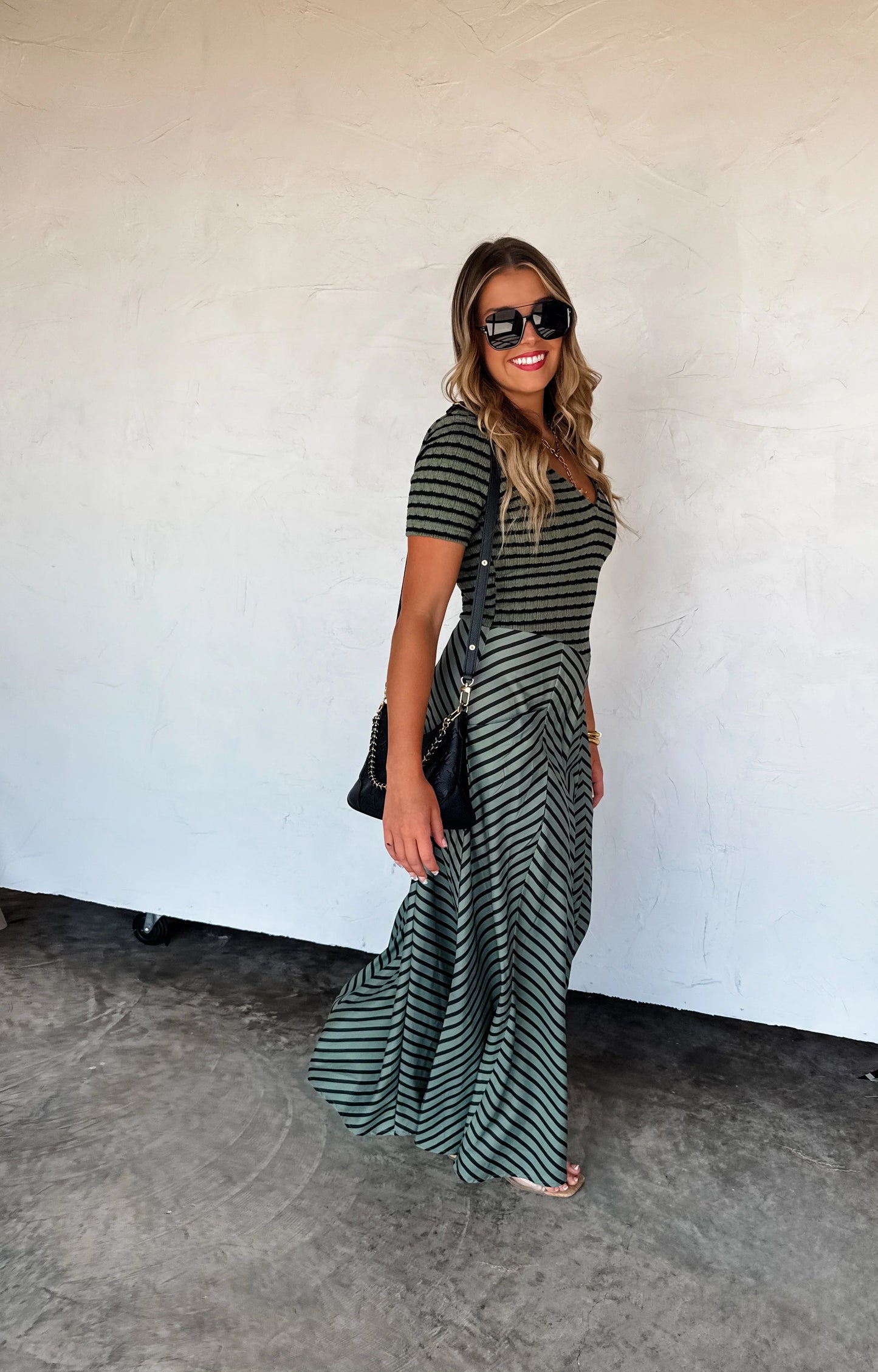 PREORDER - Calista Stripe Dress