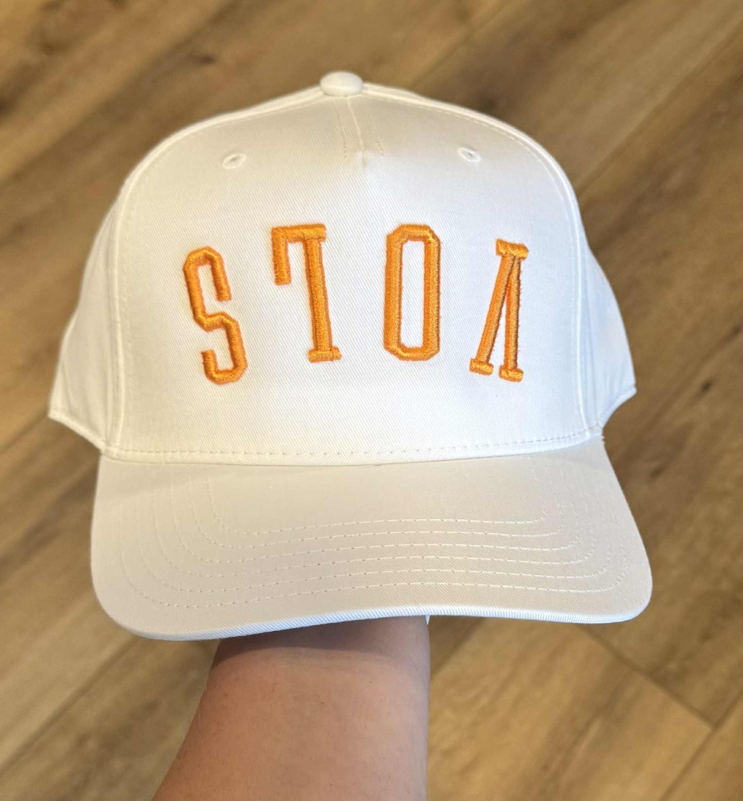 Embroidered Upside Down Vols Trucker Hat