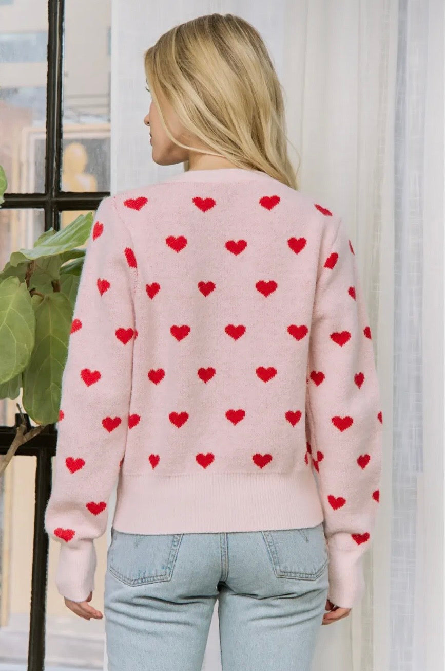 Heart w/Bows Sweater