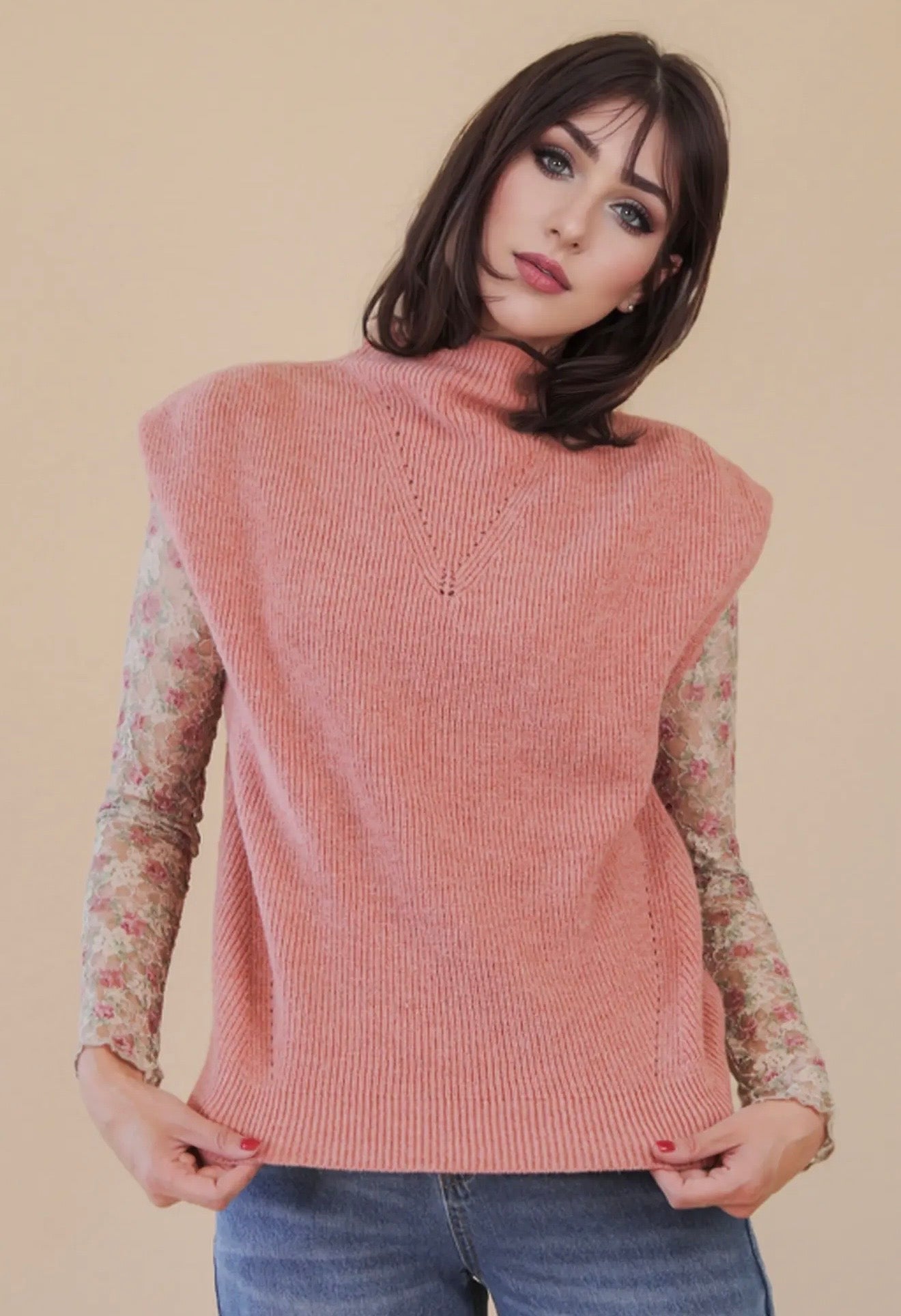 Soft Knit Sweater Vest