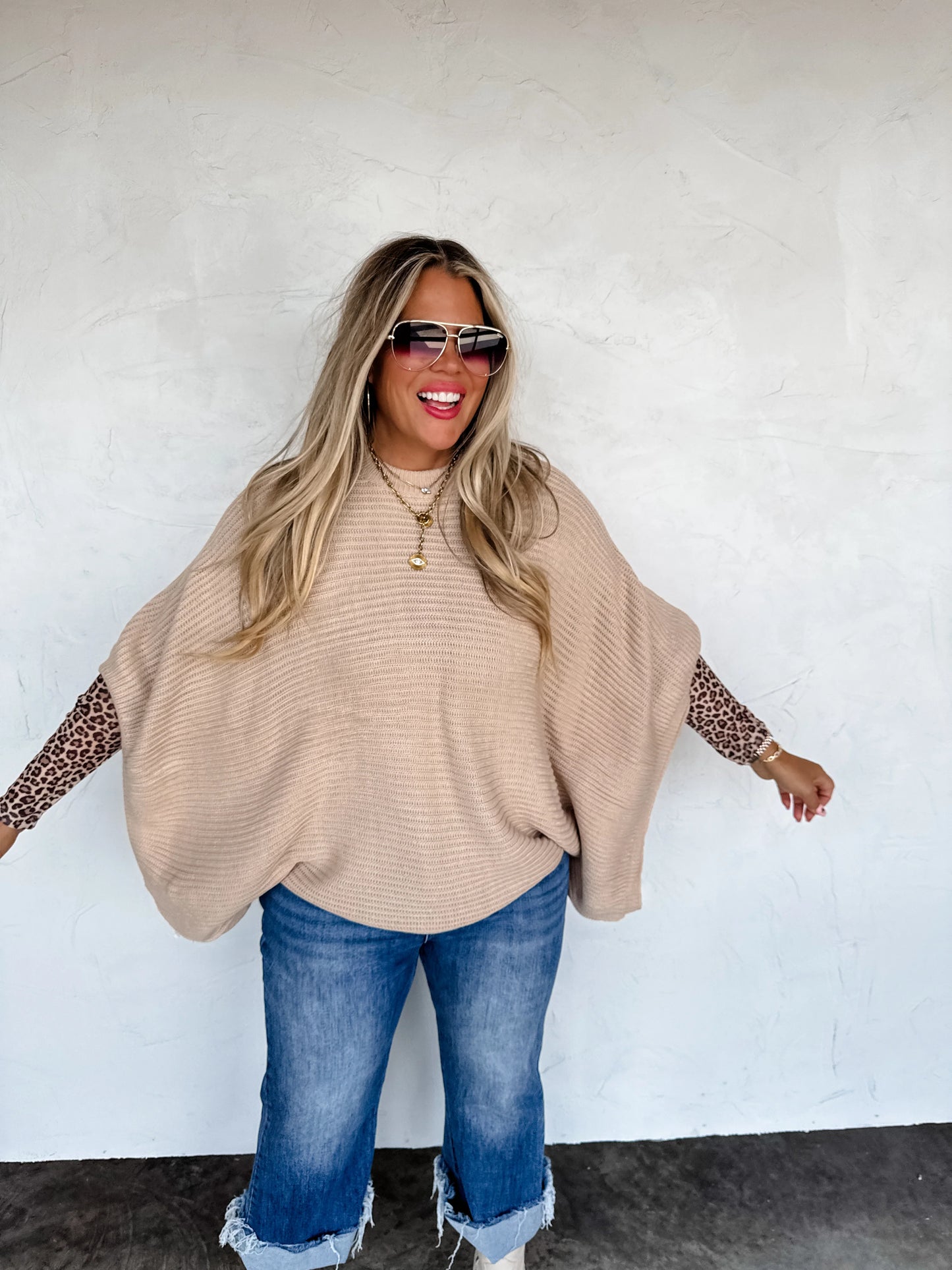PREORDER - Fall Meg Pullover Poncho