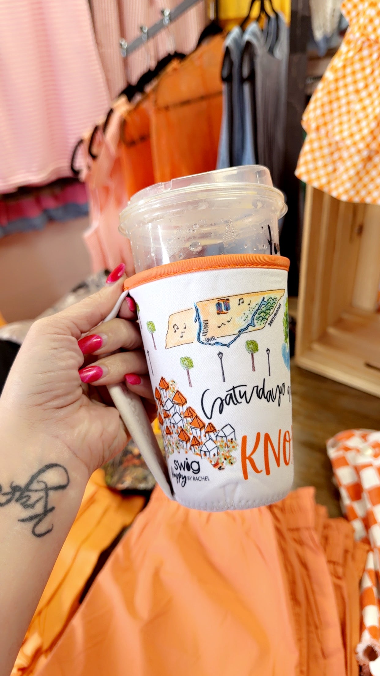 Swig Life Iced Cup Coolie - Saturdays In Knoxville