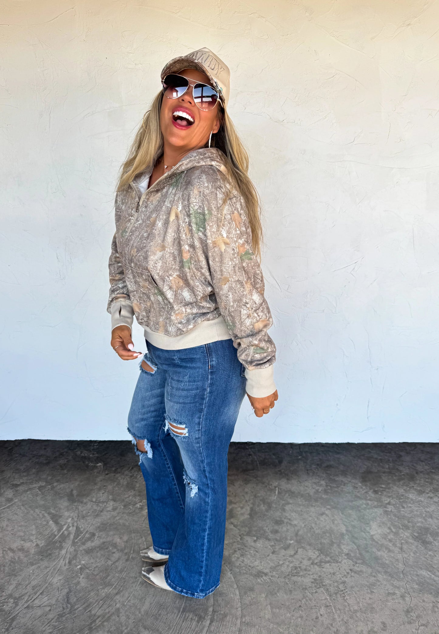 PREORDER - Camo Woods Easy Does It Pullover