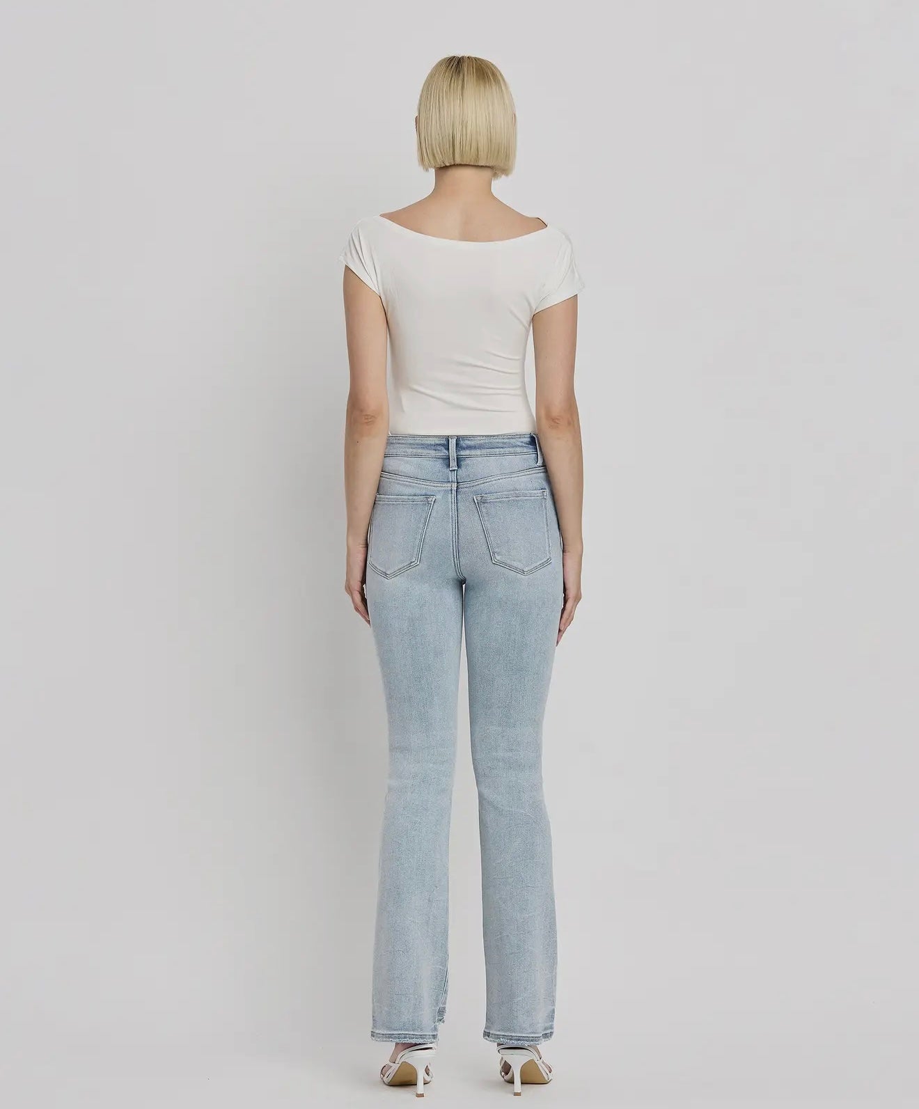 Lovervet Tummy Control Mid Rise Bootcut Jeans