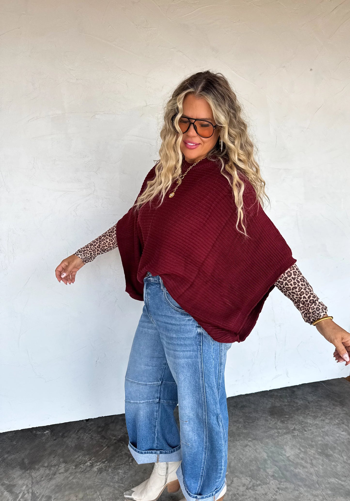 PREORDER - Fall Meg Pullover Poncho
