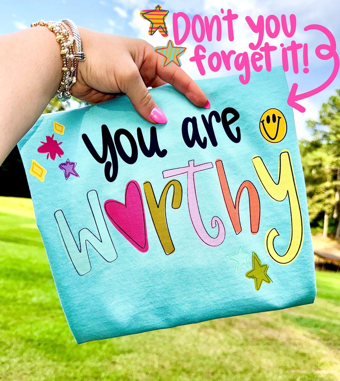 You Are Worthy Comfort Colors Tee