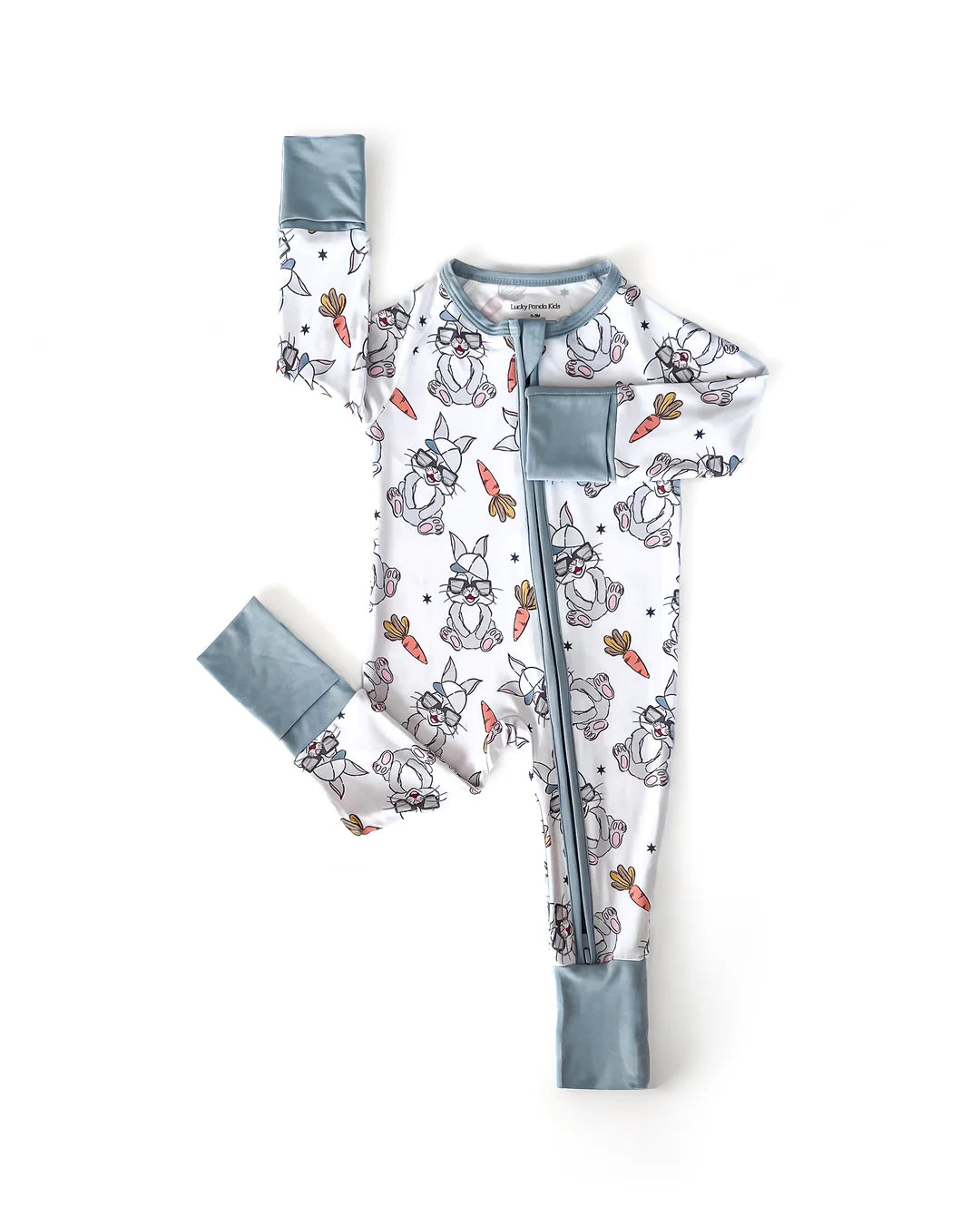 Bamboo Baby Zip Romper| Rad Bunny