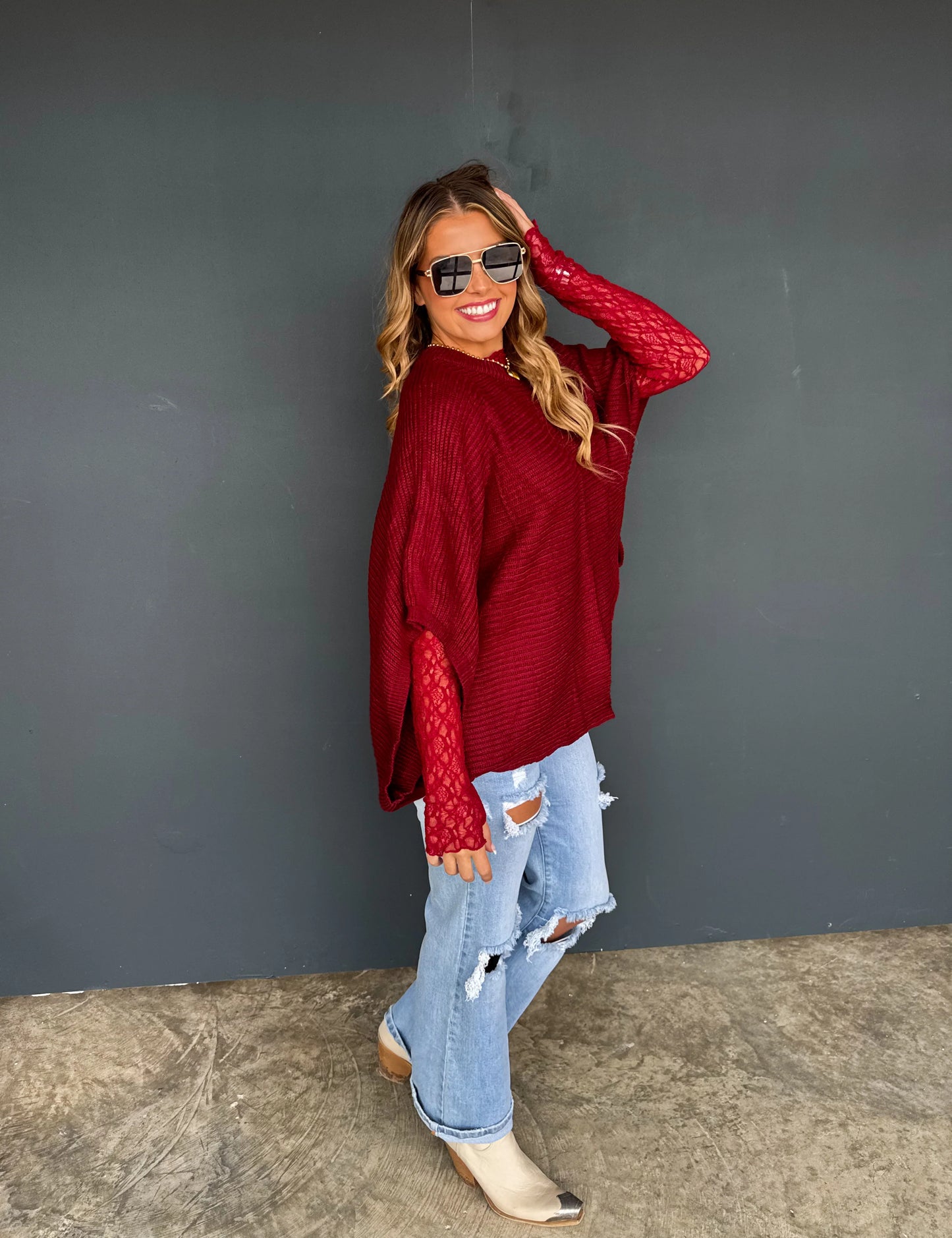 PREORDER - Fall Meg Pullover Poncho