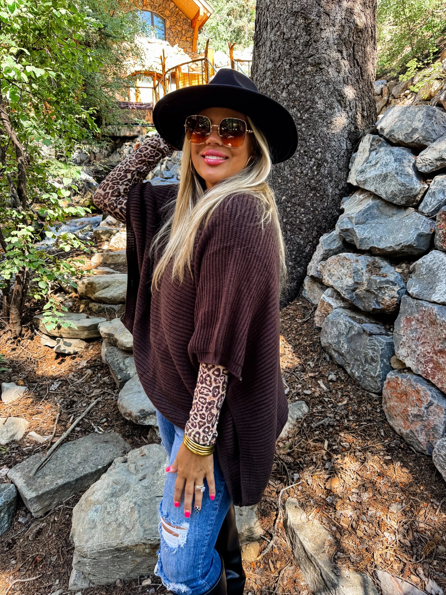 PREORDER - Fall Meg Pullover Poncho