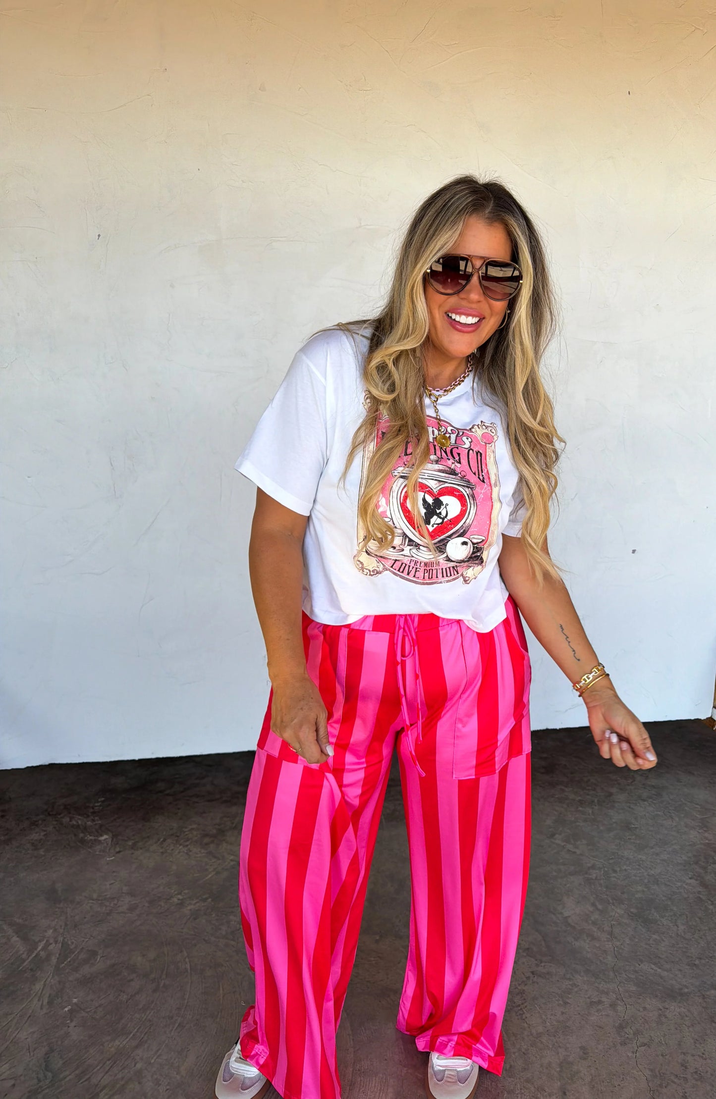PREORDER - Valentines Haddie Wide Leg Pants