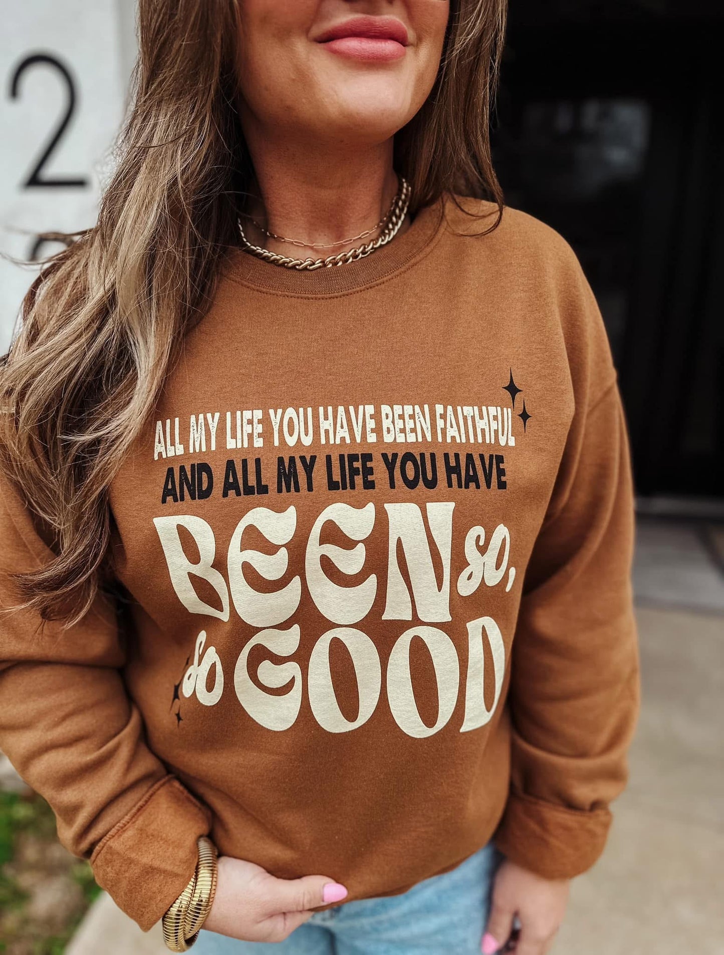 So So Good Graphic Sweatshirt