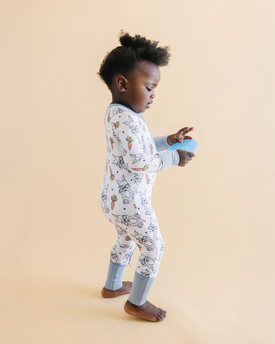Bamboo Baby Zip Romper| Rad Bunny