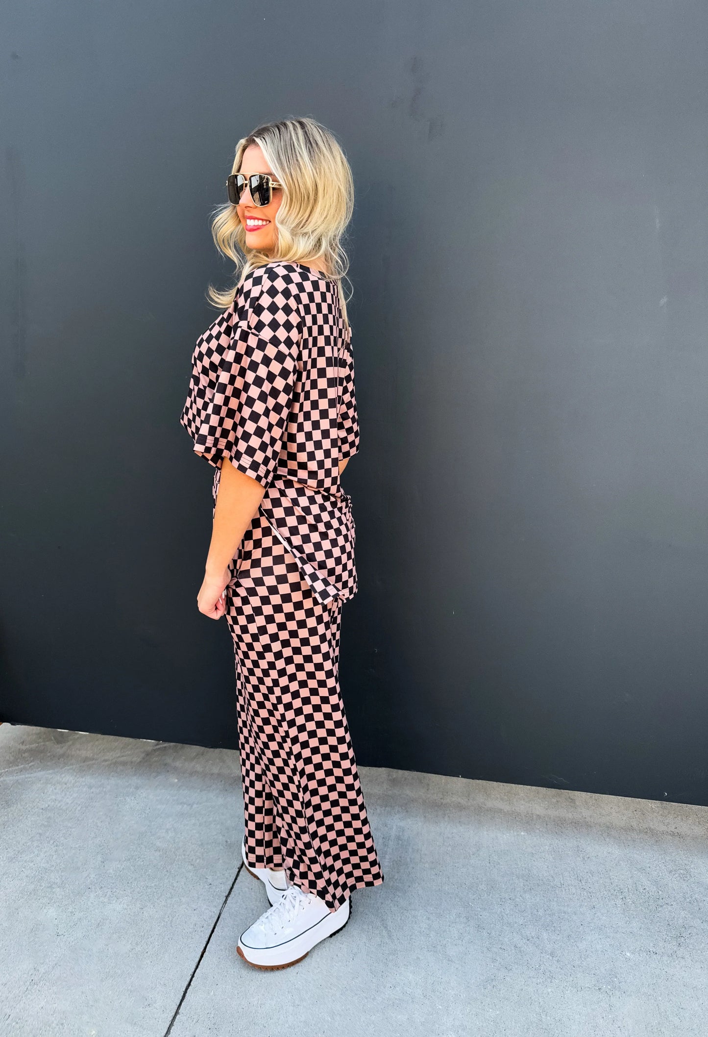 Check Me Out Side Slit Top - Neutrals