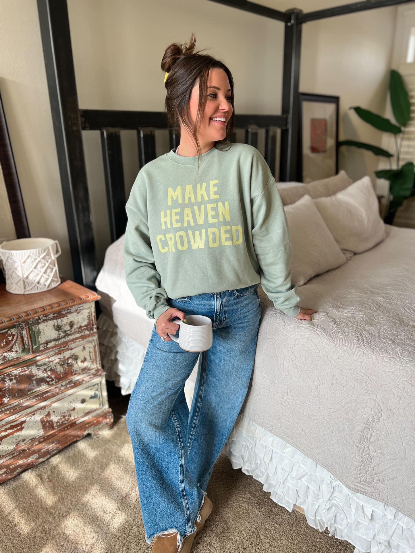 Make Heaven Crowded Graphic Sweatshirt
