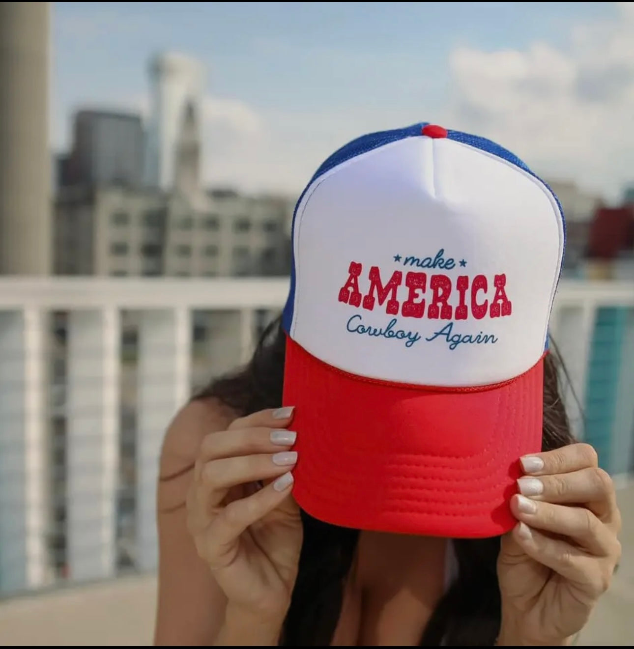 Make America Cowboy Again Trucker Hat