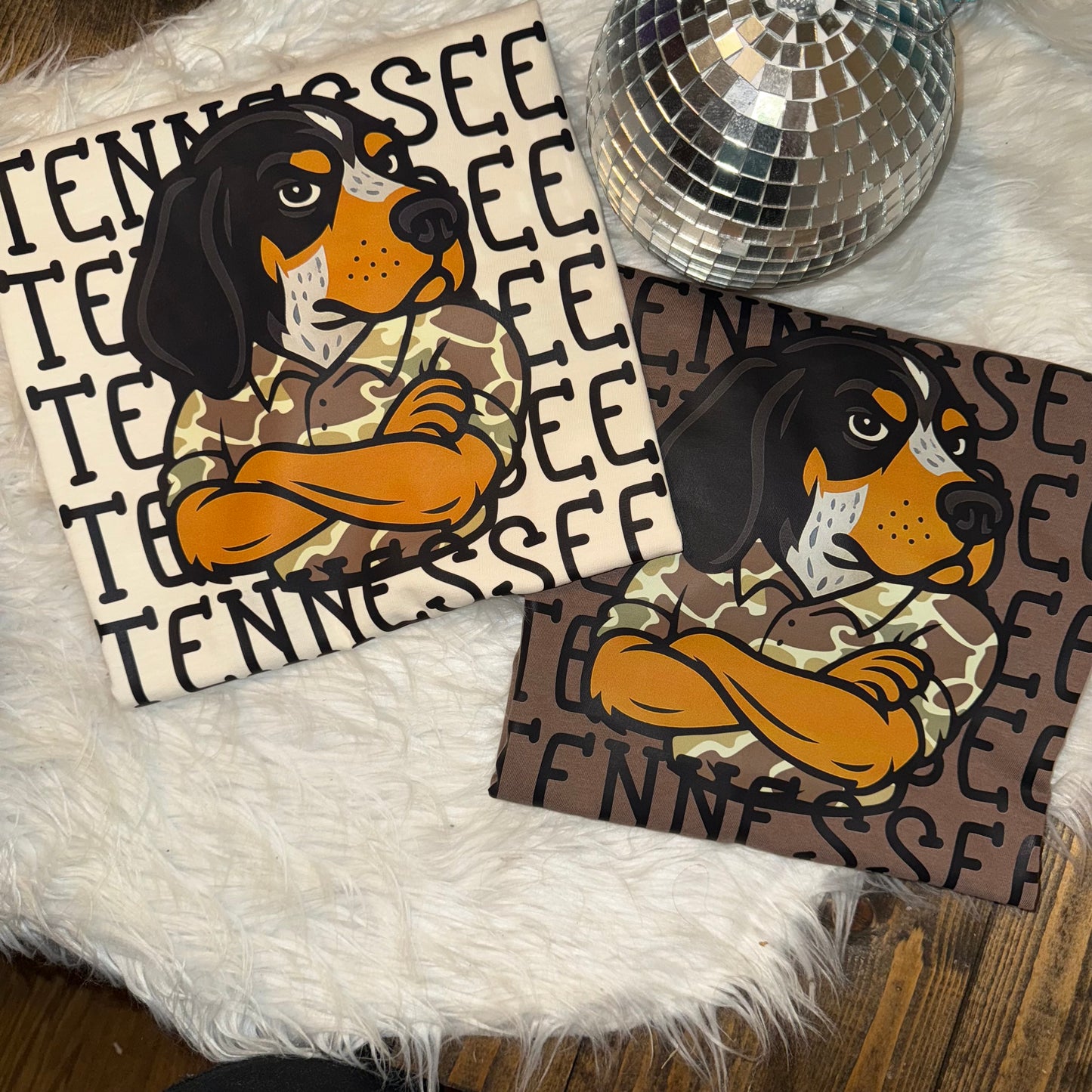 Camo Stacked Tennessee Comfort Colors Tee