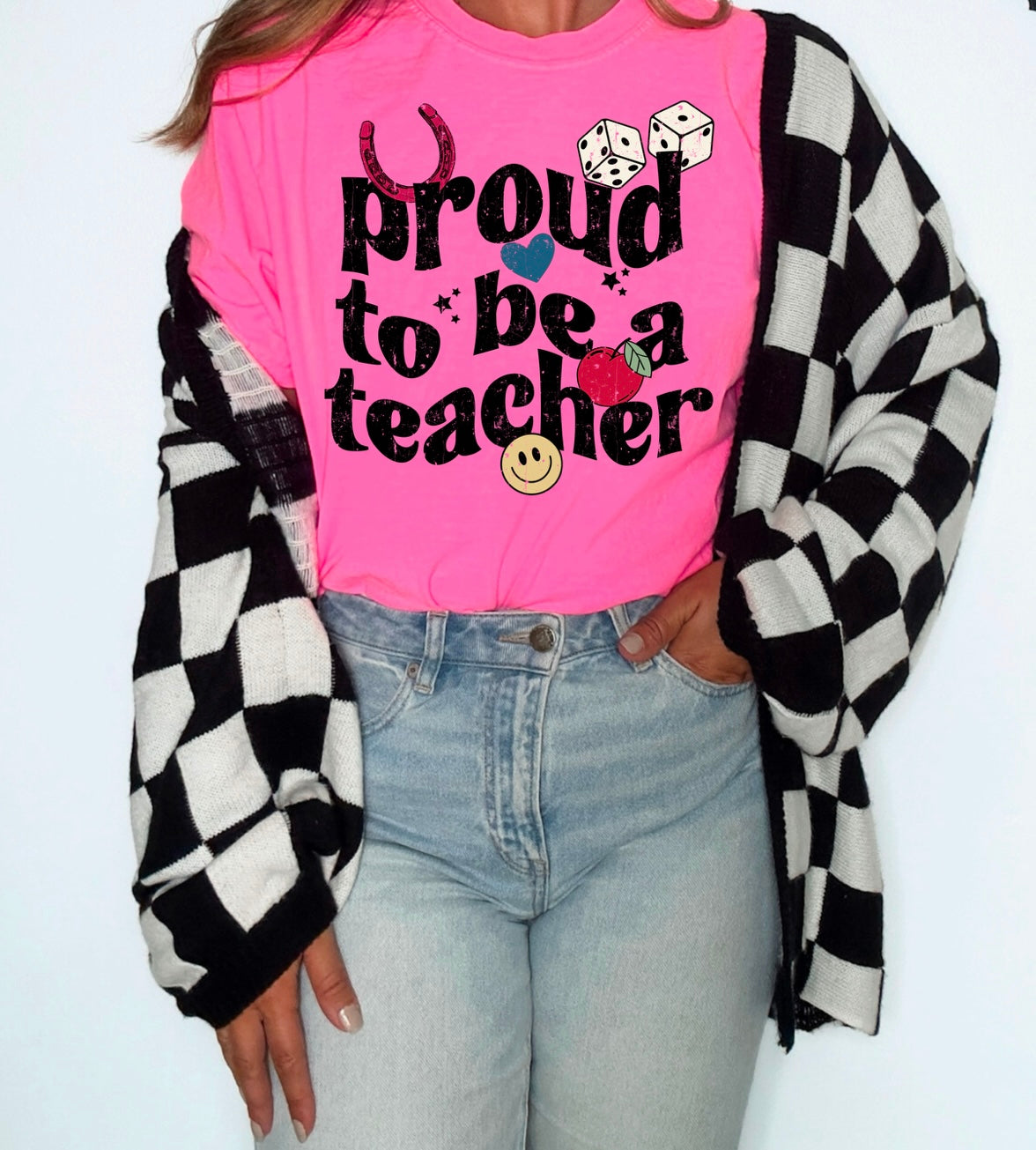 Proud to be a Teacher Comfort Colors Tee