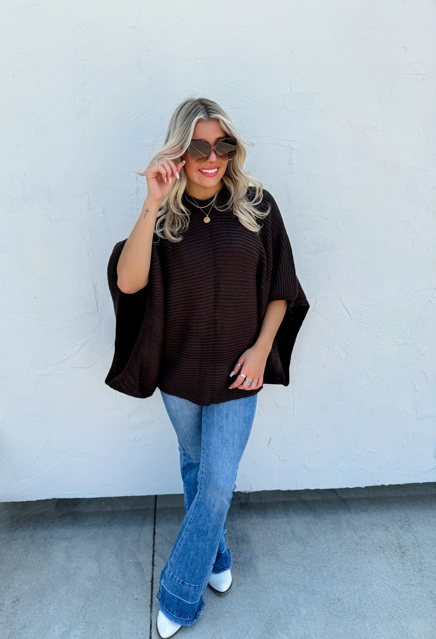 PREORDER - Fall Meg Pullover Poncho