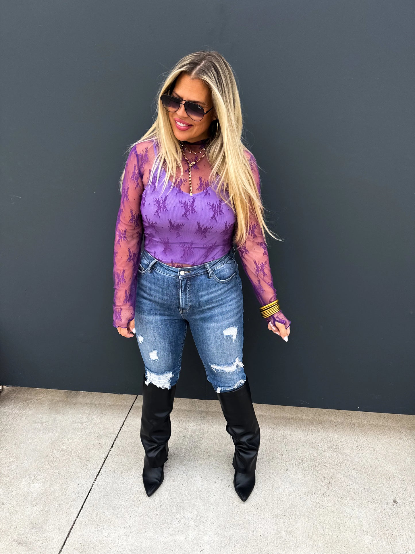 Valentine’s Roxy Lace Top