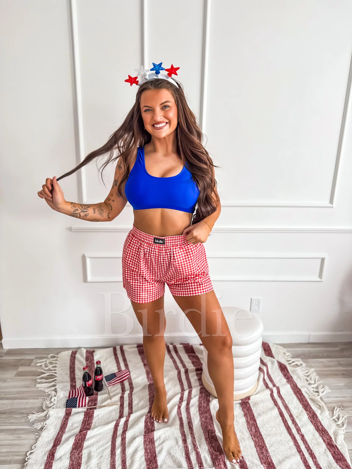 Birdie Boxer Shorts - Liberty Check