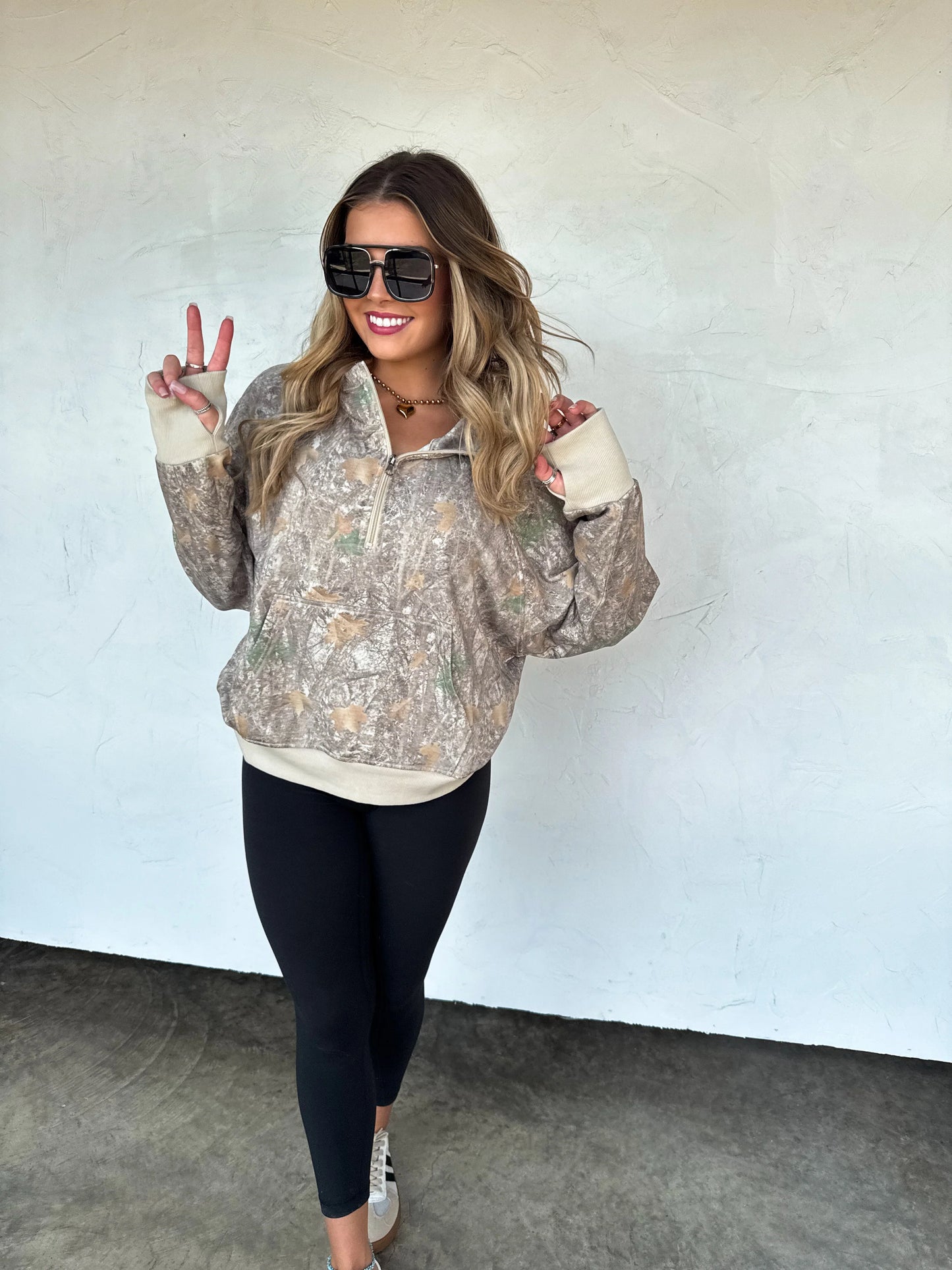 PREORDER - Camo Woods Easy Does It Pullover