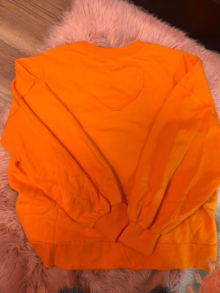 Game Day Heart Patch Washed Sweatshirt