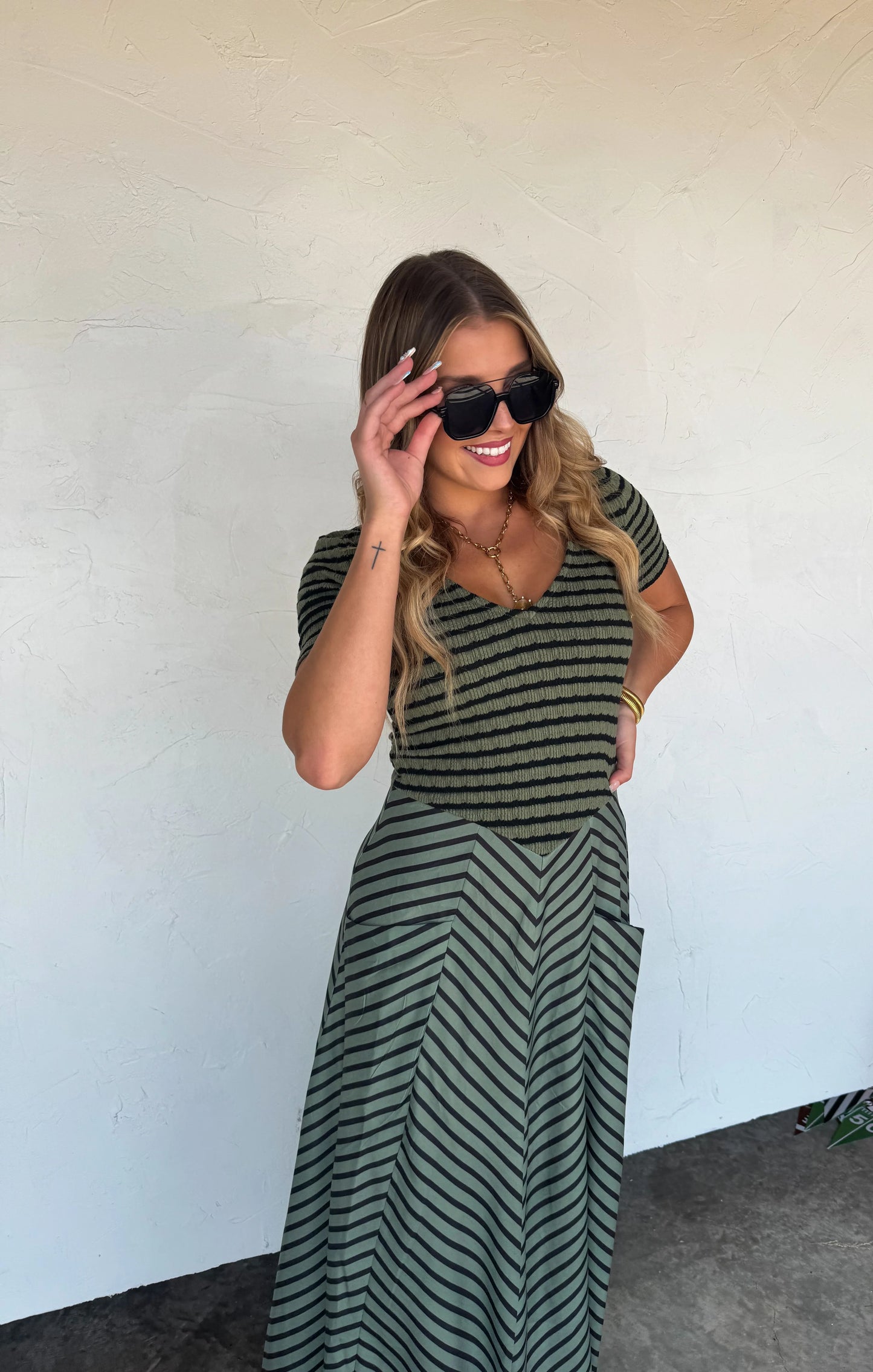 PREORDER - Calista Stripe Dress