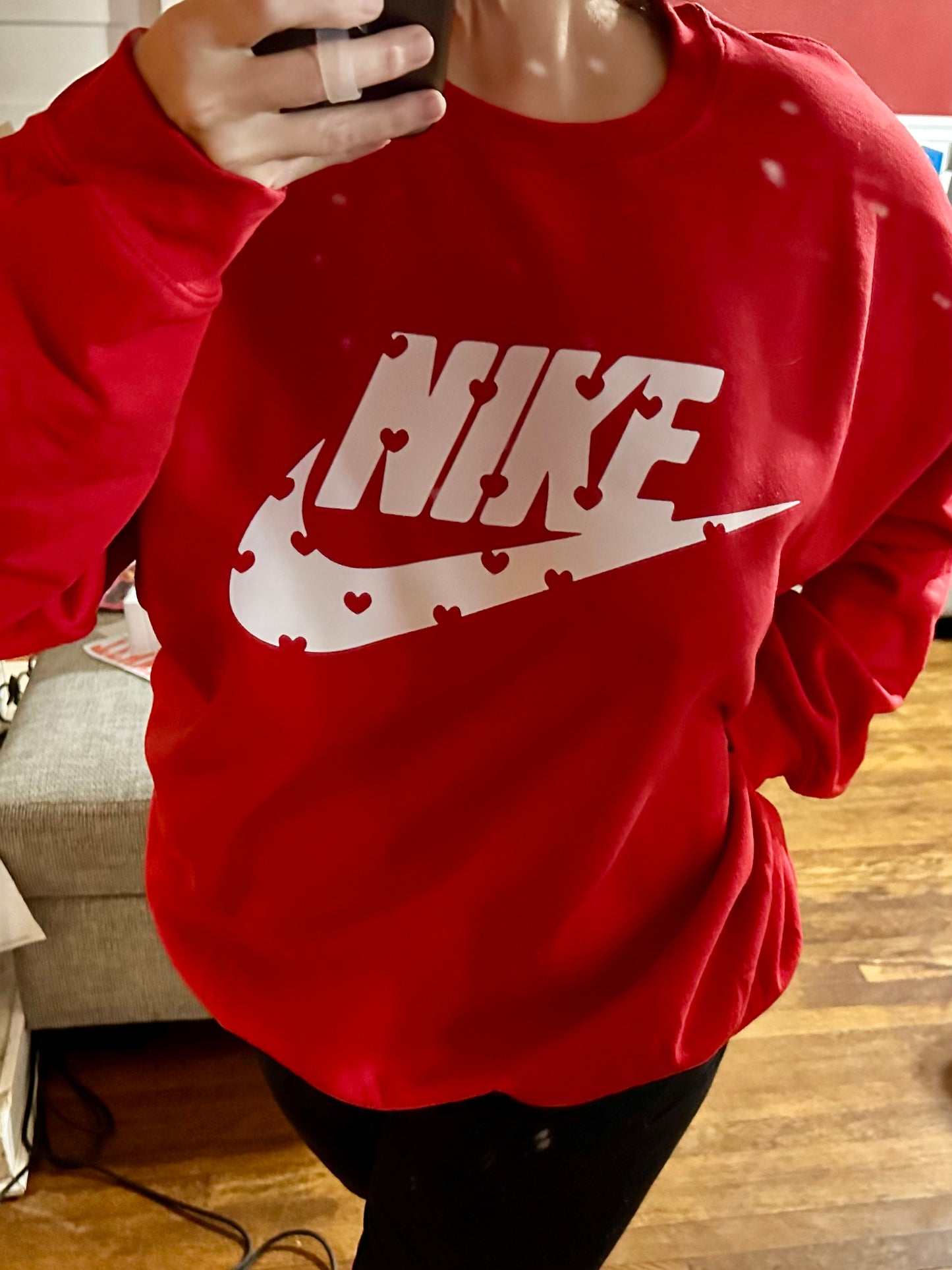 N*ke Hearts Valentine’s Graphic Sweatshirt