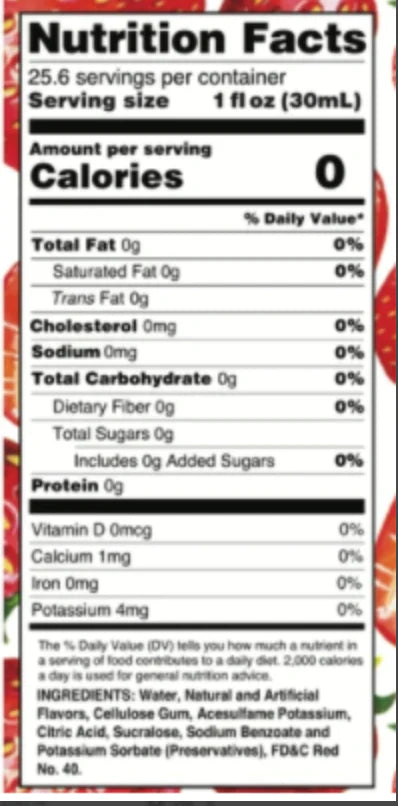 Strawberry Skinny Syrup