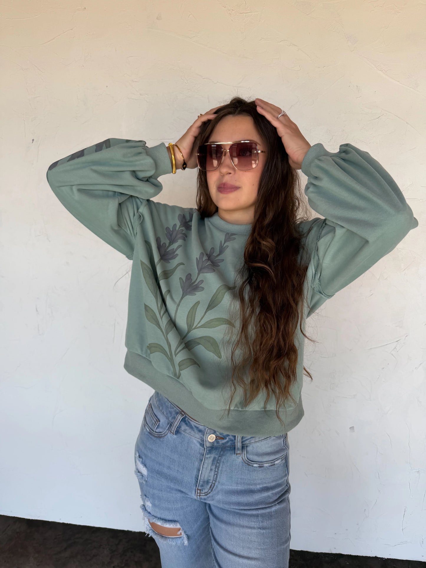 PREORDER - Spring Floral Pullover