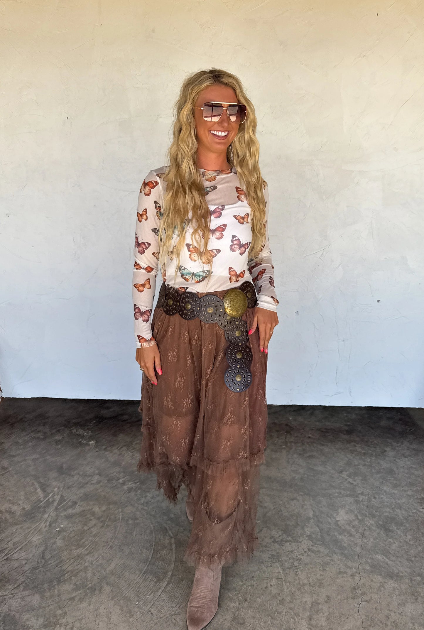 PREORDER - Autumn Blooming Maxi Skirt