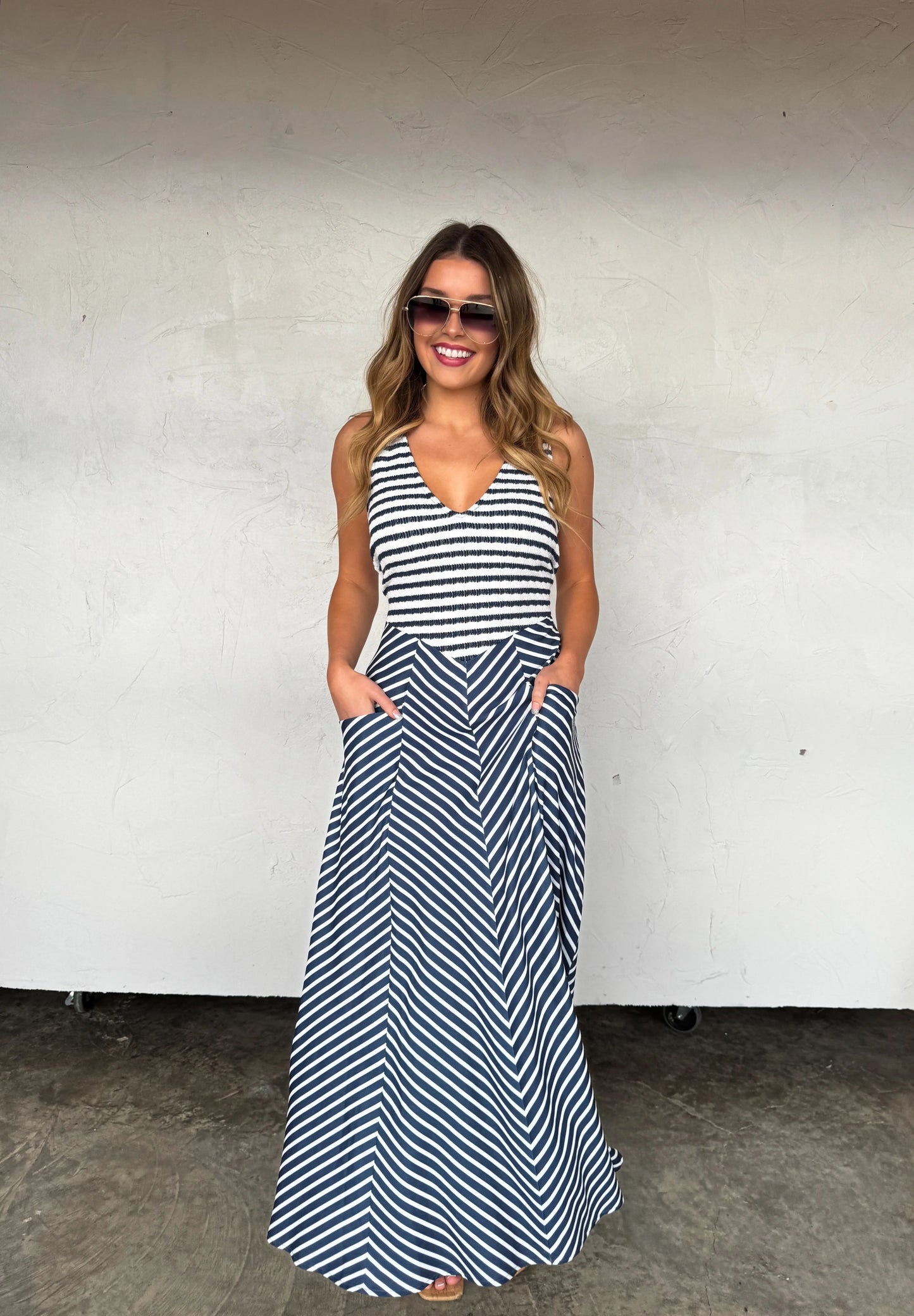 PREORDER - Spring Luciana Stripe Dress