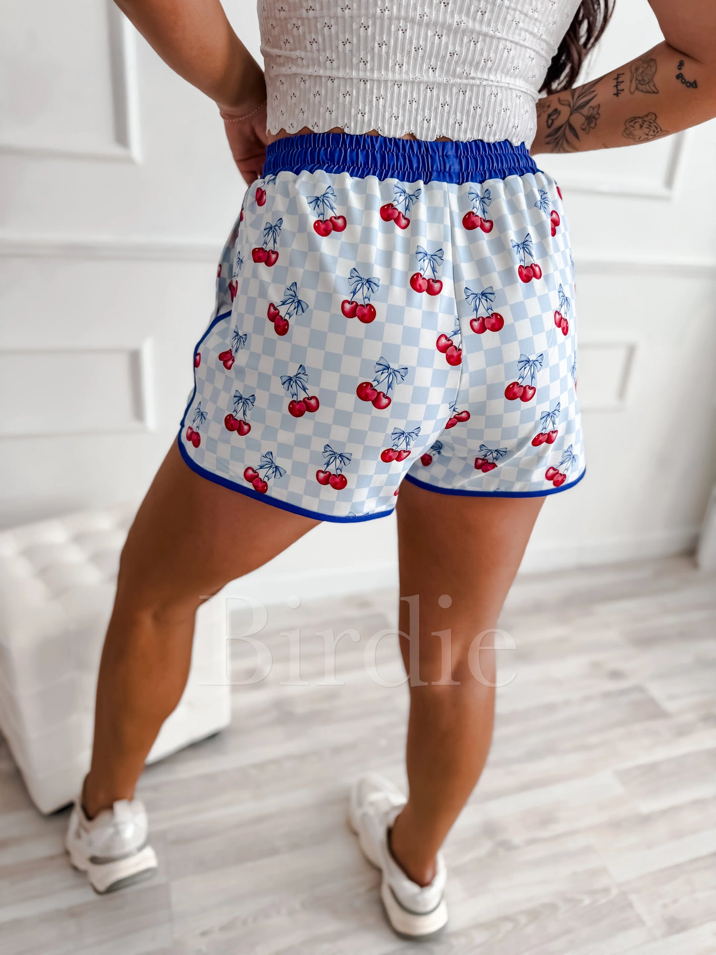 Birdie Active Shorts - Cherry Belle