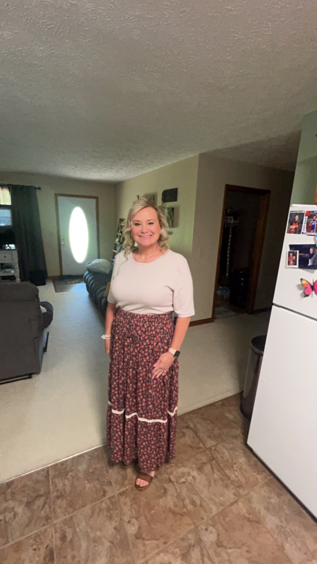 Autumn Floral Skirt