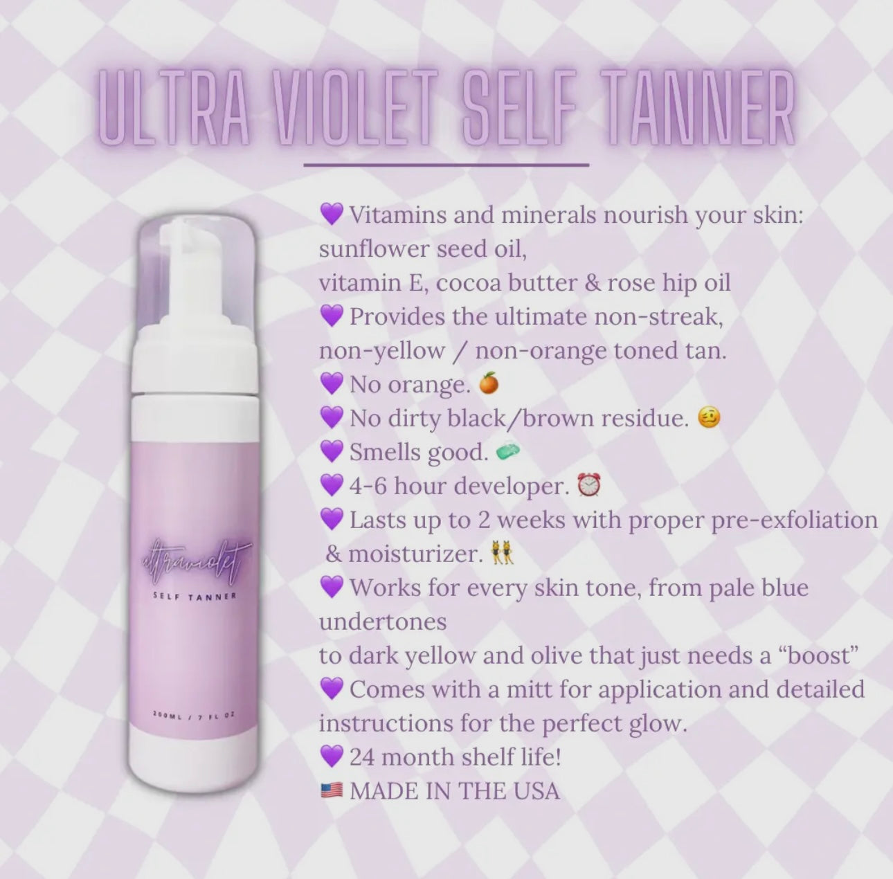 TMLL Ultraviolet Self Tanner (mitt included)