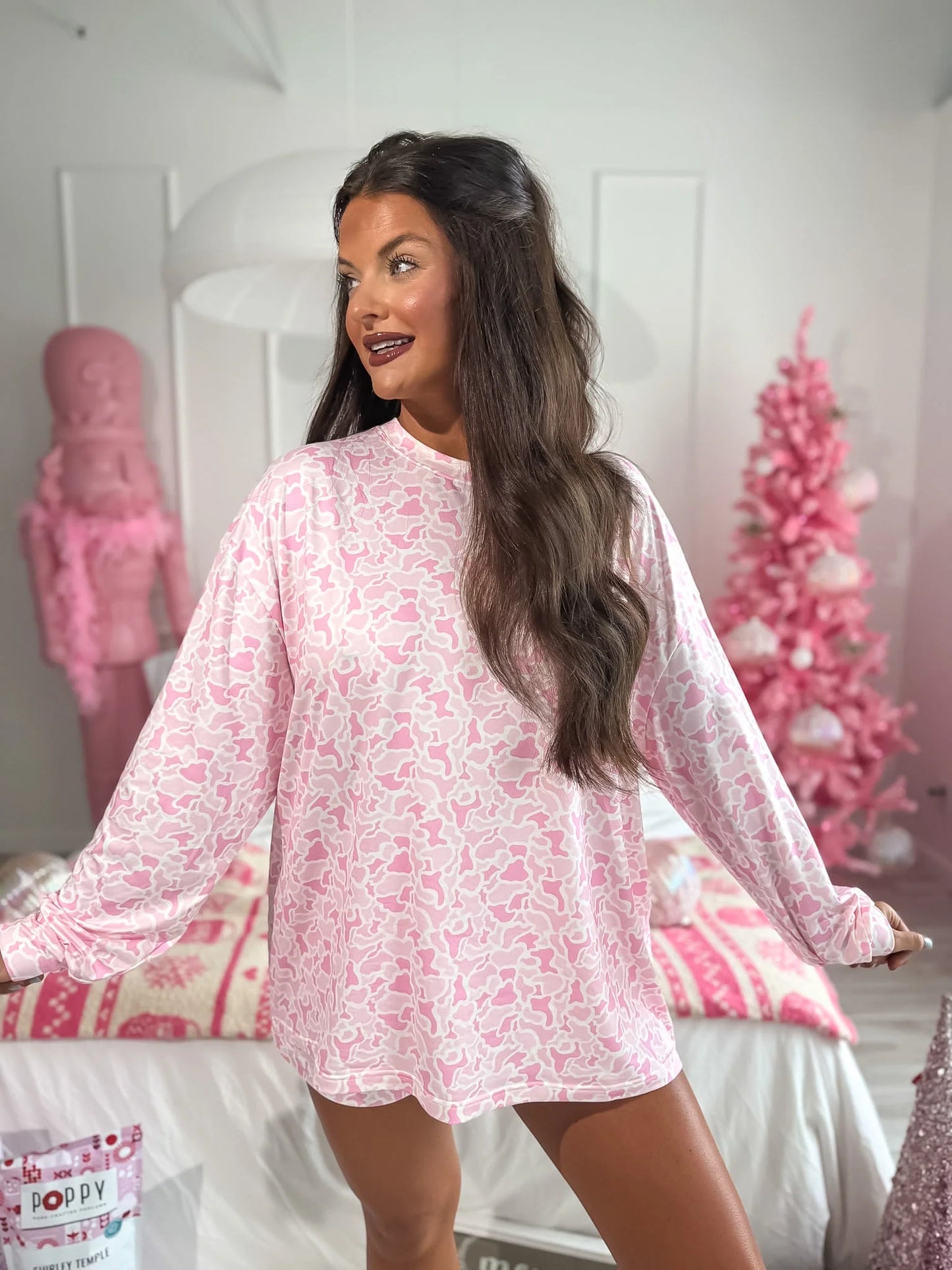 BIRDIE PREORDER - Two Piece Long Sleeve Boxer Set - Sugar Bloom Duck Camo
