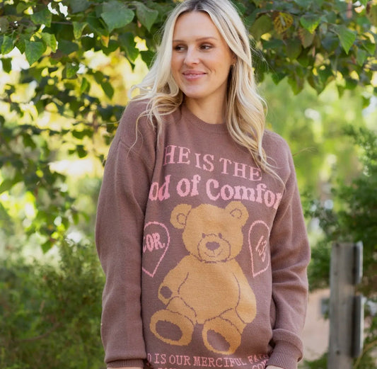 God of Comfort Jacquard Sweater