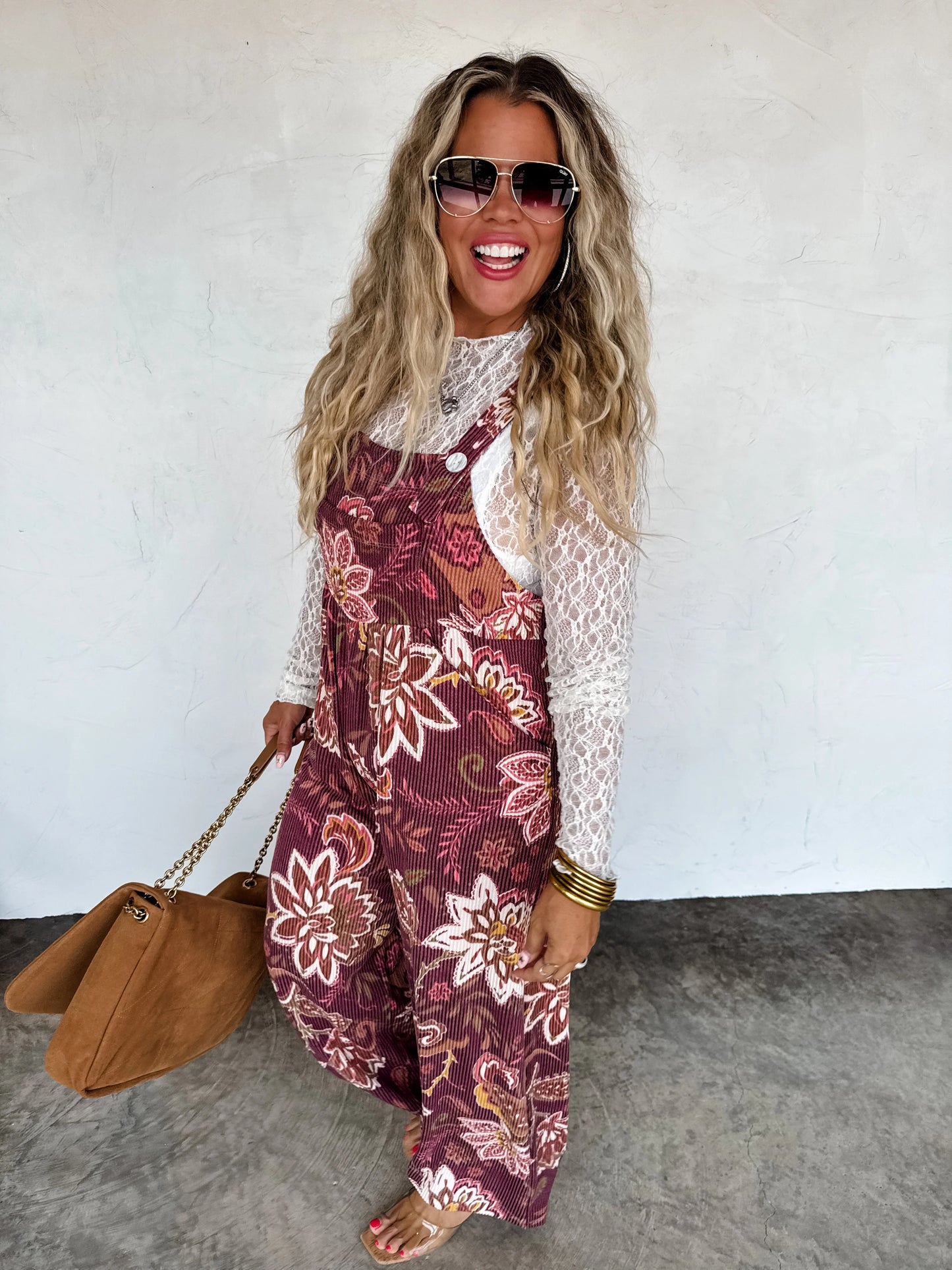 Fall Print Karli Overalls