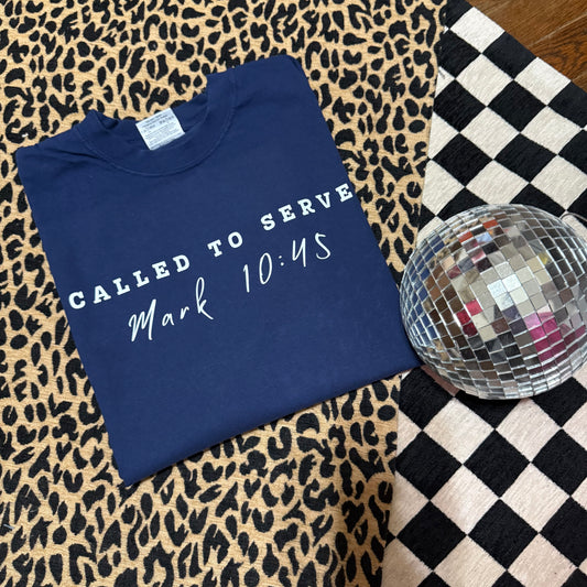 Called to Serve Comfort Colors Graphic Tee