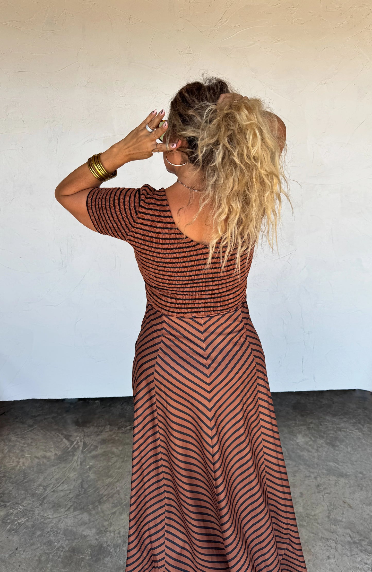 PREORDER - Calista Stripe Dress