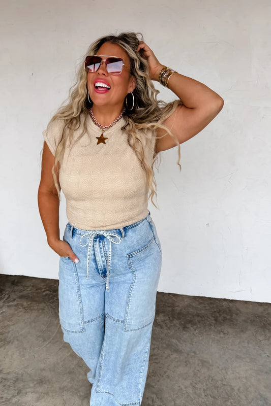 Harley Cap Sleeve Top
