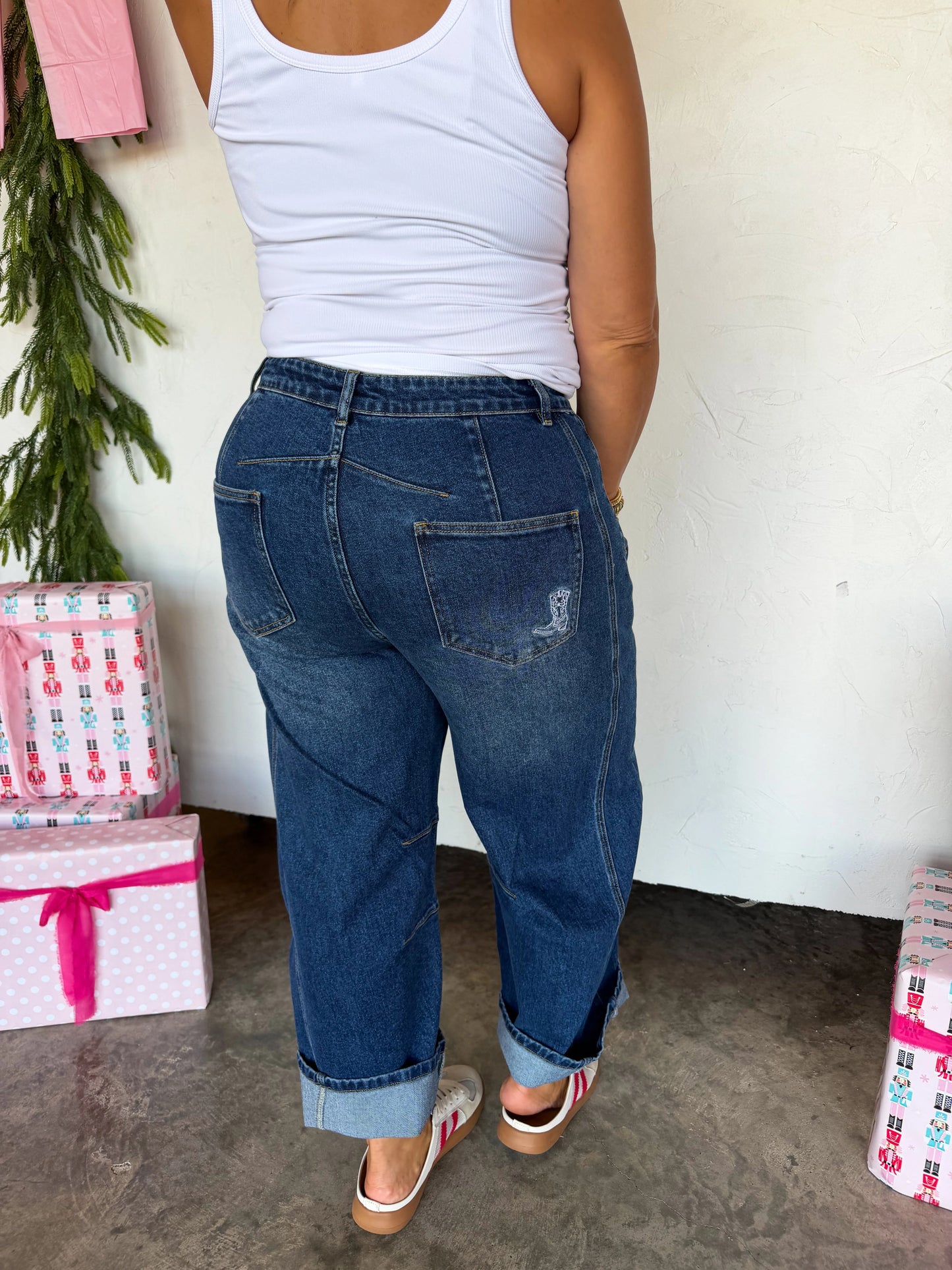 PREORDER - Super Star Barrel Jeans