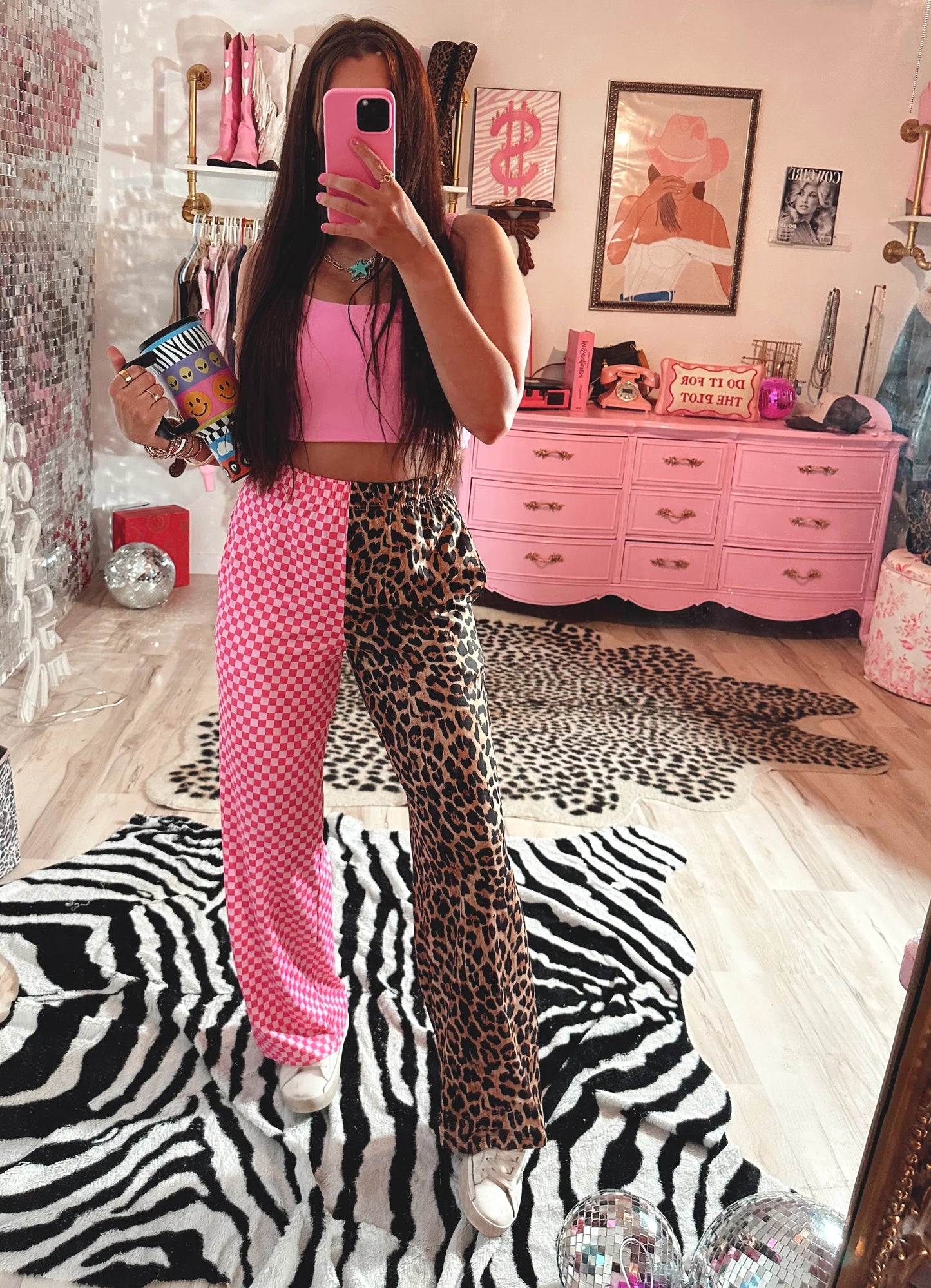 Double Trouble Split Pattern Pants